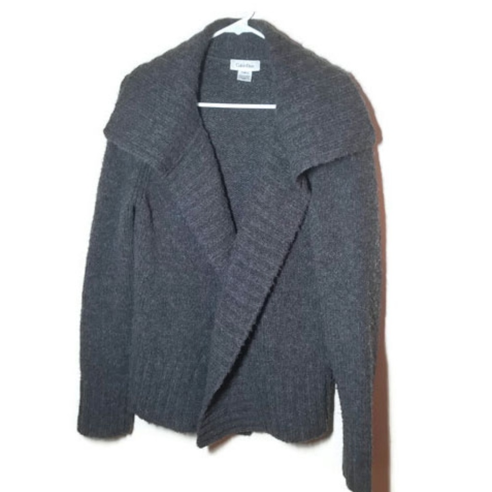Calvin Klein Sweater cardigan Gray Medium